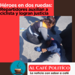 Repartidores Héroes: Auxilian a ciclista y detienen a conductor que huyó en Torreón