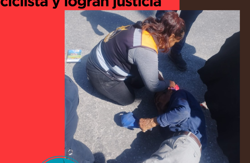 Repartidores Héroes: Auxilian a ciclista y detienen a conductor que huyó en Torreón