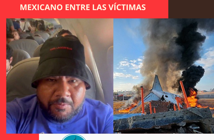 ¡Tragedia aérea en Corea del Sur deja179 Muertos, entre ellos a un mexicano!
