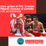 Cristian Mijares renuncia al PRI; Diputado morenista Attolini lo cebra