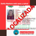 Localizan a la pequeña Sofía Marlene; se desactiva Alerta AMBER