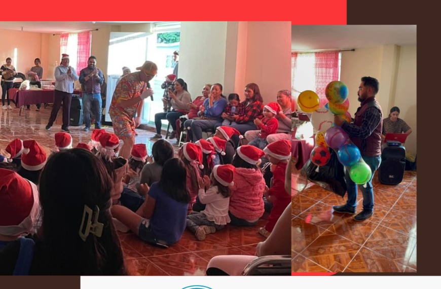 Jóvenes llevan alegría navideña a colonias vulnerables de Torreón con juguetes no bélicos