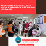 Una Navidad distinta agentes de Vialidad de Torreón llevan  alegrías a hospitales