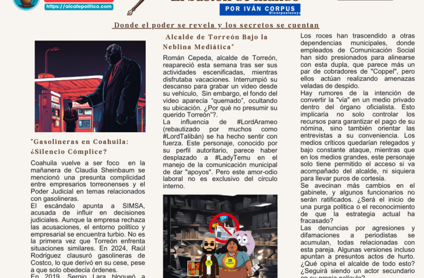 Coahuila en la mira y el alcalde Román Cepeda en la neblina mediática