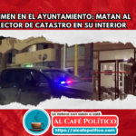 Asesinan a funcionario al interior del Ayuntamiento
