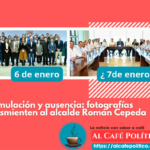 Fotografías  del gabinete  vuelven  a exhibir simulación del alcalde  Román