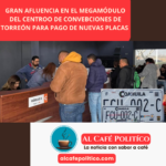 Torreón registra gran afluencia en el «megamódulo» de trámites vehiculares en el Centro de Convenciones