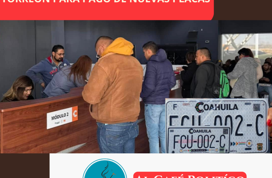 Torreón registra gran afluencia en el «megamódulo» de trámites vehiculares en el Centro de Convenciones