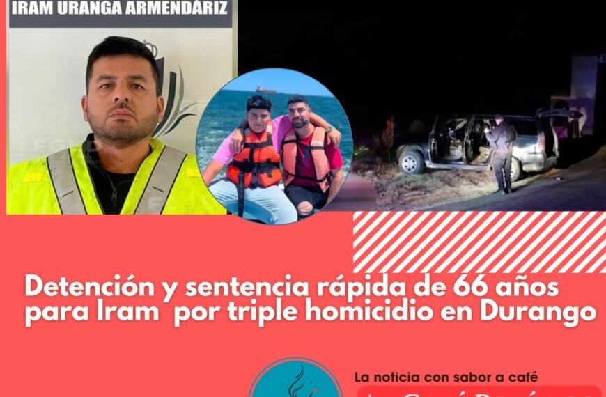Sentencian a 66 años a Iram por triple homicidio en Santiago Papasquiaro