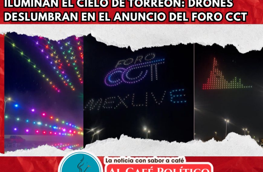 Foro CCT, nuevo recintode espectáculos es presentado con un show de drones