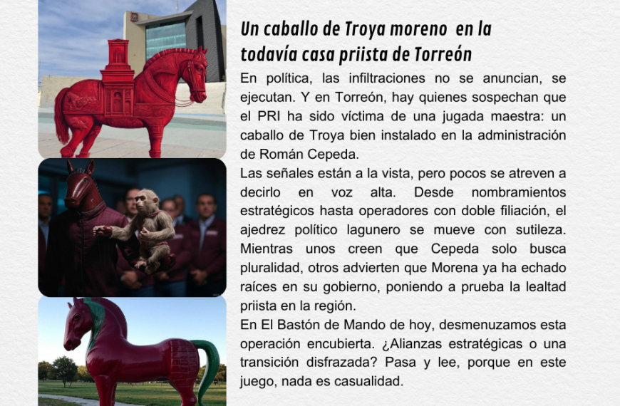 ¿Caballo de Troya de Morena o estrategia? La jugada de Román en Torreón