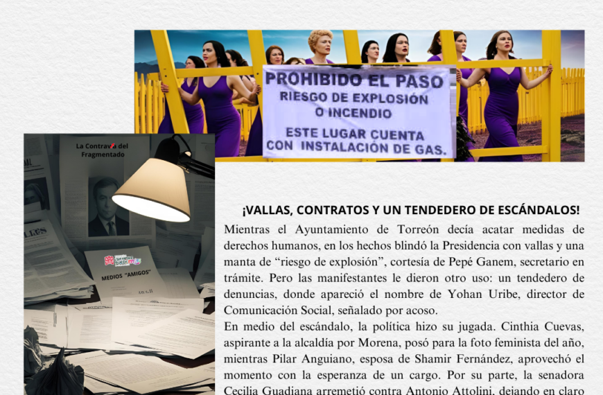 Vallas, contradicciones y simulación en Torreón