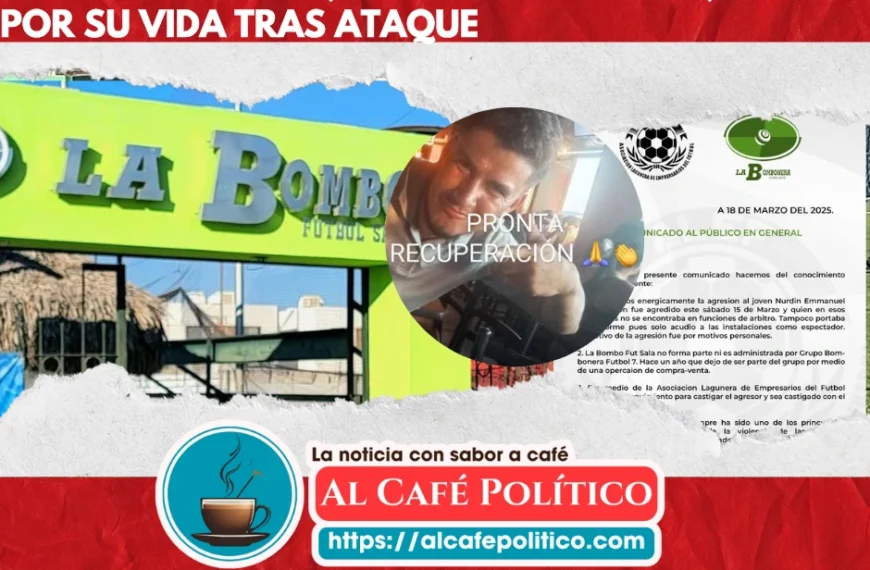 Brutal agresión deja a árbitro en…