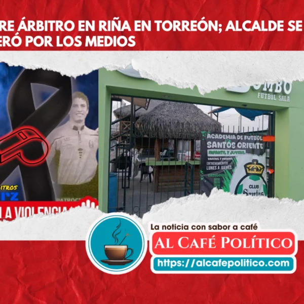 Muere árbitro golpeado en cancha de fútbol en…