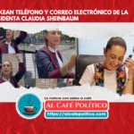 Hackean iphoney correo yahoo de la presidenta Claudia Sheinbaum