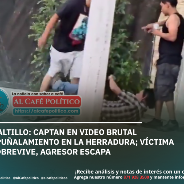 Captan en video brutal apuñalamiento en La Herradura;&hellip;