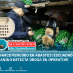 Asegura escuadrón canino droga en operativo en Abastos de Torreón