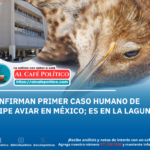 Confirman primer caso de gripe aviar en humano en México; es de La Laguna