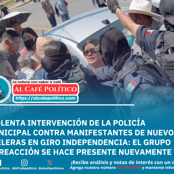 Nueva intervención violenta de la Policía Municipal ahora…