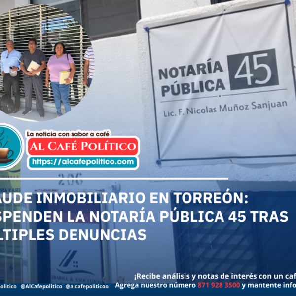 Tras denuncias por fraude inmobiliario, suspenden la Notaría…