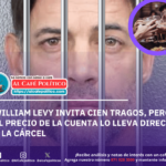 Invitó cien tragos, pero se negó a pagar: William Levy detenido tras escándalo en restaurante
