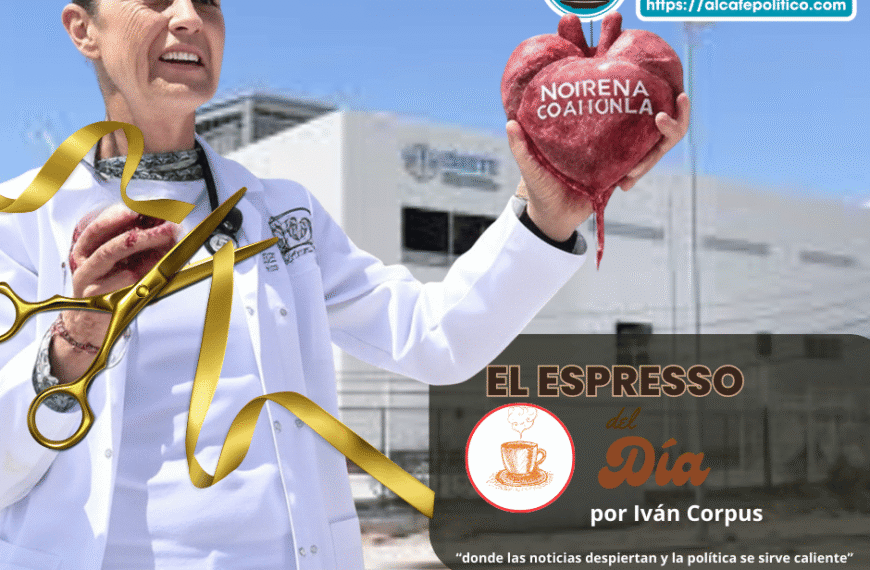 Sheinbaum visita, pero ¿quién cura a…