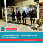 Cateo revela arsenal oculto en las Alamedas