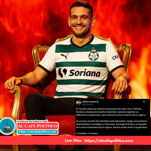 Adrián Marcelo ahora quiere salvar al Santos…