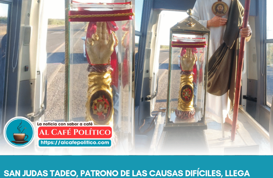 Hoy llega la reliquia de San Judas Tadeo a Torreón
