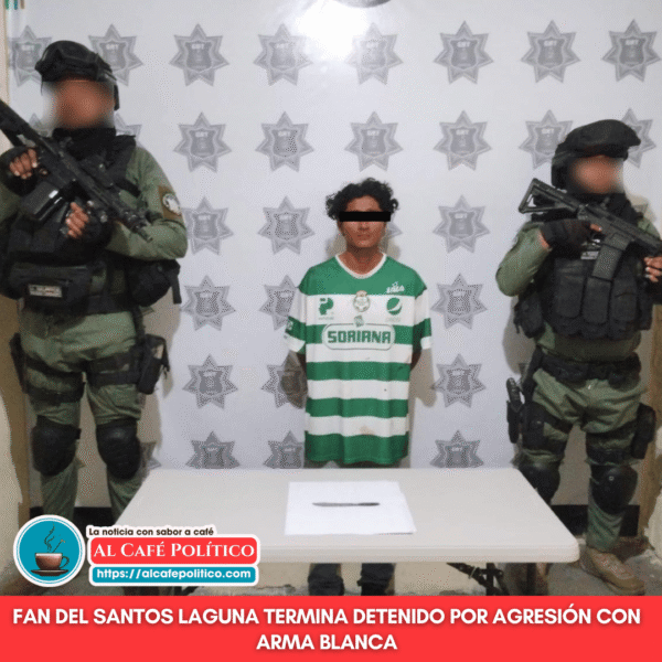 Con la del Santos bien puesta: lo arrestan&hellip;