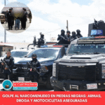 Aseguran armas, drogas y vehículos tras operativos en Piedras Negras