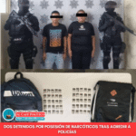 GRT detiene a dos personas por posesión de narcóticos en Torreón
