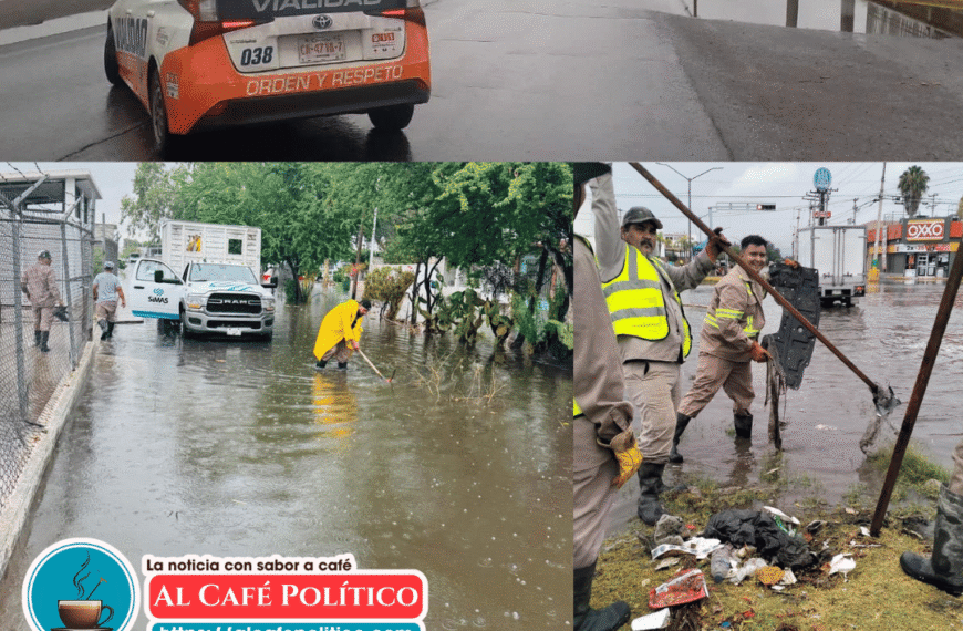 Basura y fallas eléctricas, combo de riesgo por lluvias en Torreón