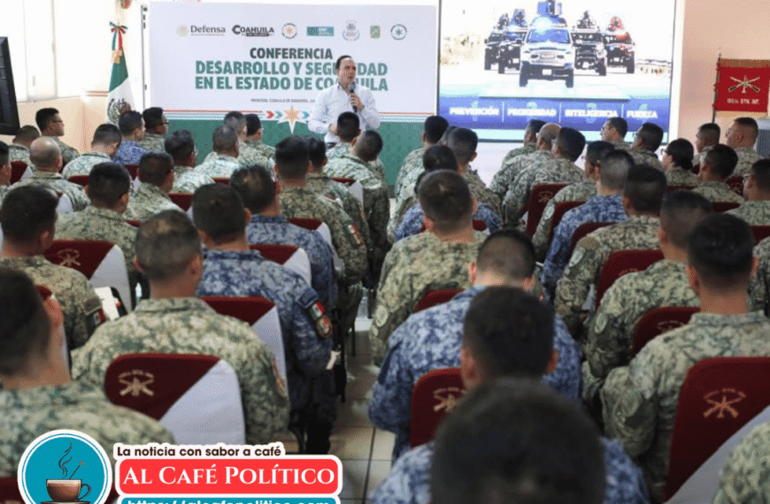 Modelo Coahuila: presentan logros en seguridad ante el Ejército Mexicano