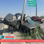 Fatal exceso de velocidad: conductor muere al instante en Gómez Palacio