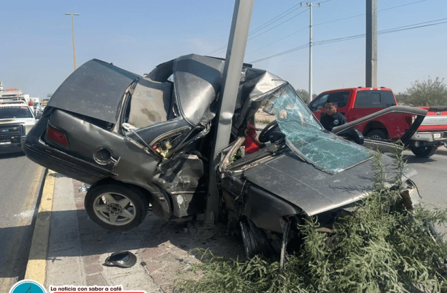 Fatal exceso de velocidad: conductor muere al instante en Gómez Palacio