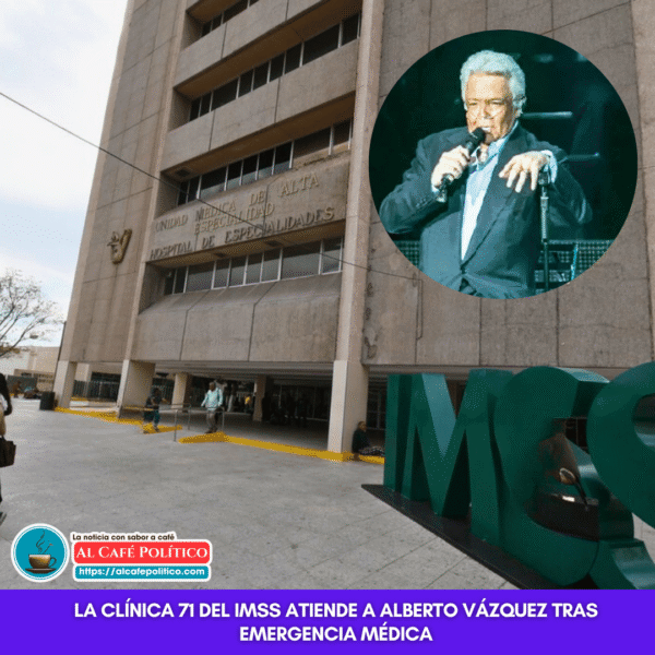 Hospitalizan a Alberto Vázquez en la clínica 71&hellip;
