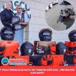 Van 7 motociclistas fallecidos en Torreón en 2025; entregan 500 cascos como prevención