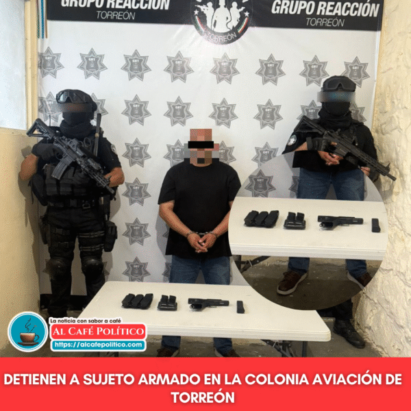 Detienen a hombre armado en la colonia Aviación&hellip;