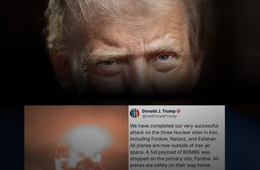 Trump bombardea Irán: “Paz o será…