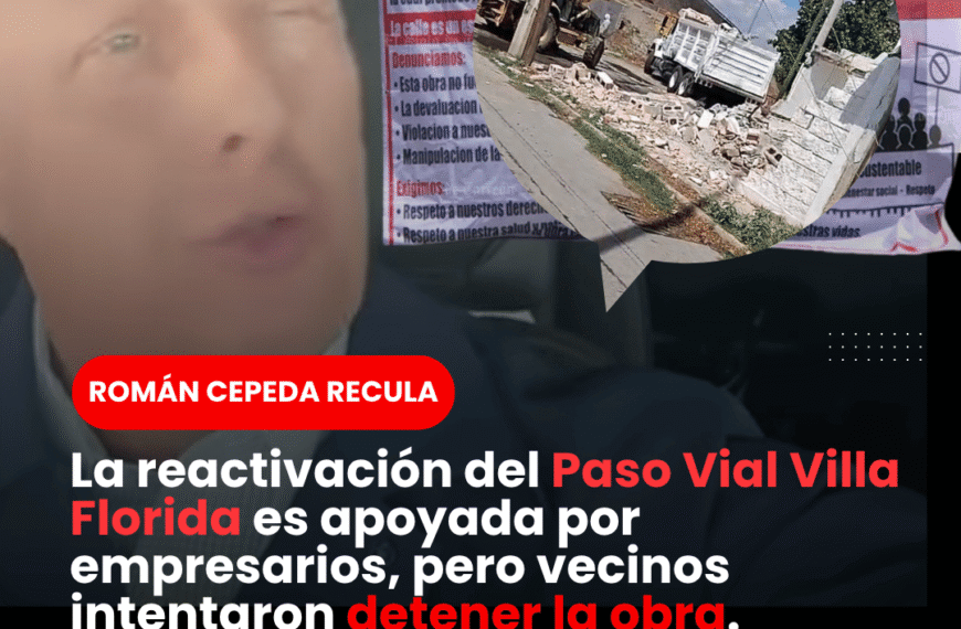 Román recula: retoman obra que prometió cancelar hace tres días