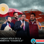 Y al final… le dejaron el paraguas roto»