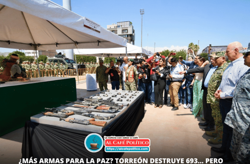 Destruyen armas viejas… y compran 200 nuevas en Torreón