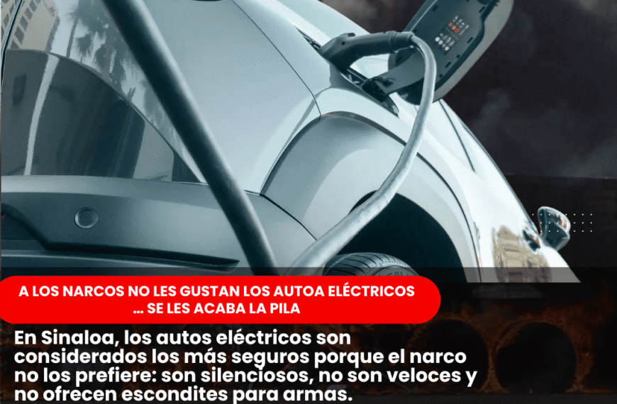 ¿Antídoto contra el narco? Autos eléctricos ganan terreno