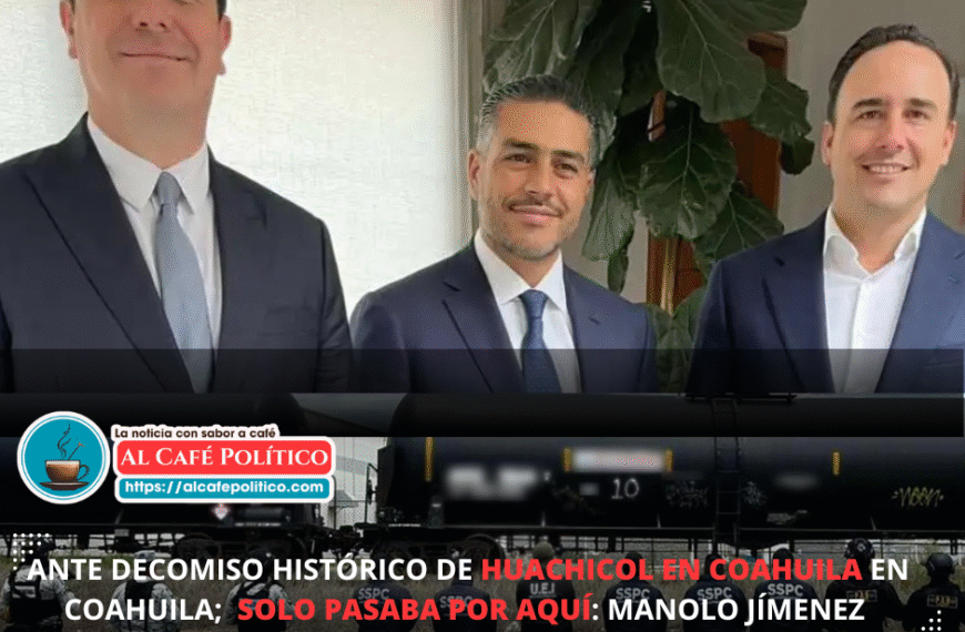 Huachicol solo cruzó Coahuila, afirma Manolo Jiménez