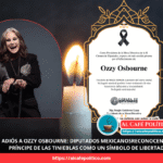 Ozzy Osbourne se va, pero la Cámara de Diputados no pierde oportunidad para reaccionar