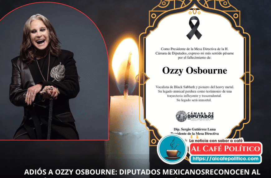 Ozzy Osbourne se va, pero la Cámara de Diputados no pierde oportunidad para reaccionar