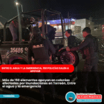 Más de 150 elementos apoyan en colonias afectadas por inundaciones