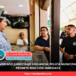 Seguridad en verano: Policía de Torreón despliega operativo en el Mercado Juárez
