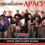 Exvocalista de Apache exige pago tras fallo a su favor